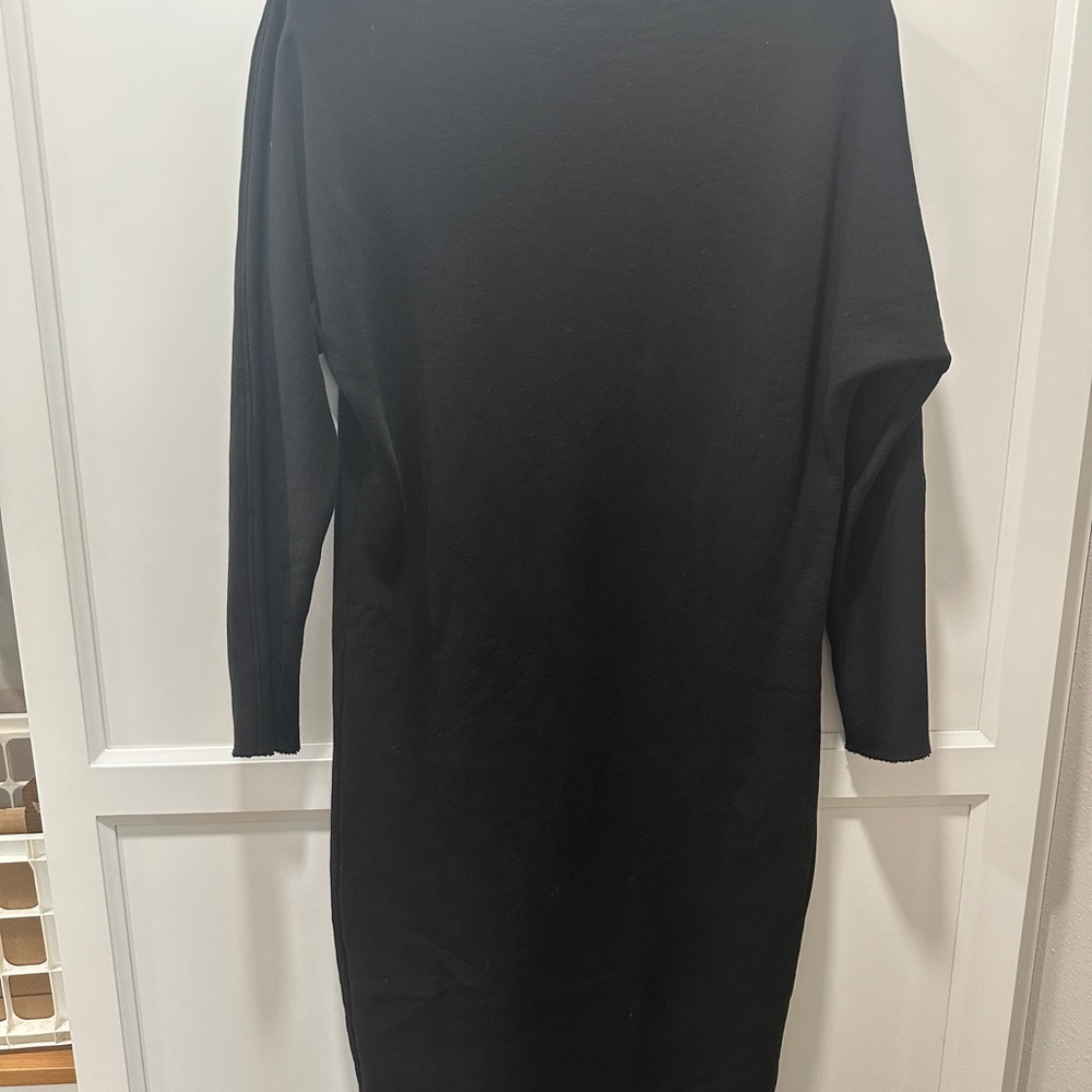 Frank & Eileen Black Long Sleeve Dress